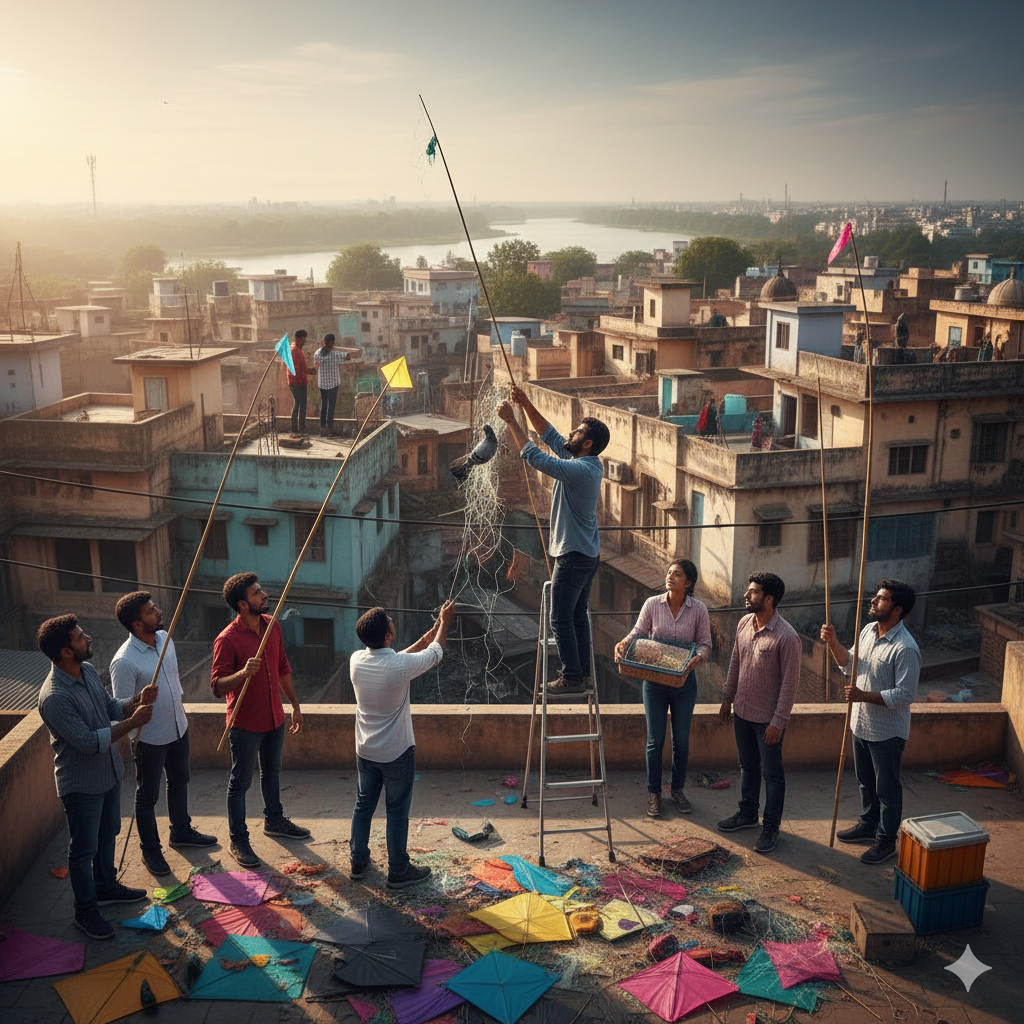 Post-Uttarayan "Karuna Abhiyan" gemini generated image j54c80j54c80j54c